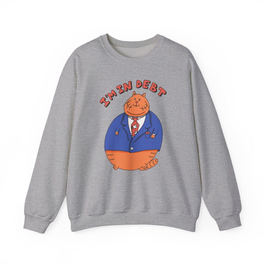 William Osman I'm in Debt Unisex Heavy Blend™ Crewneck Sweatshirt