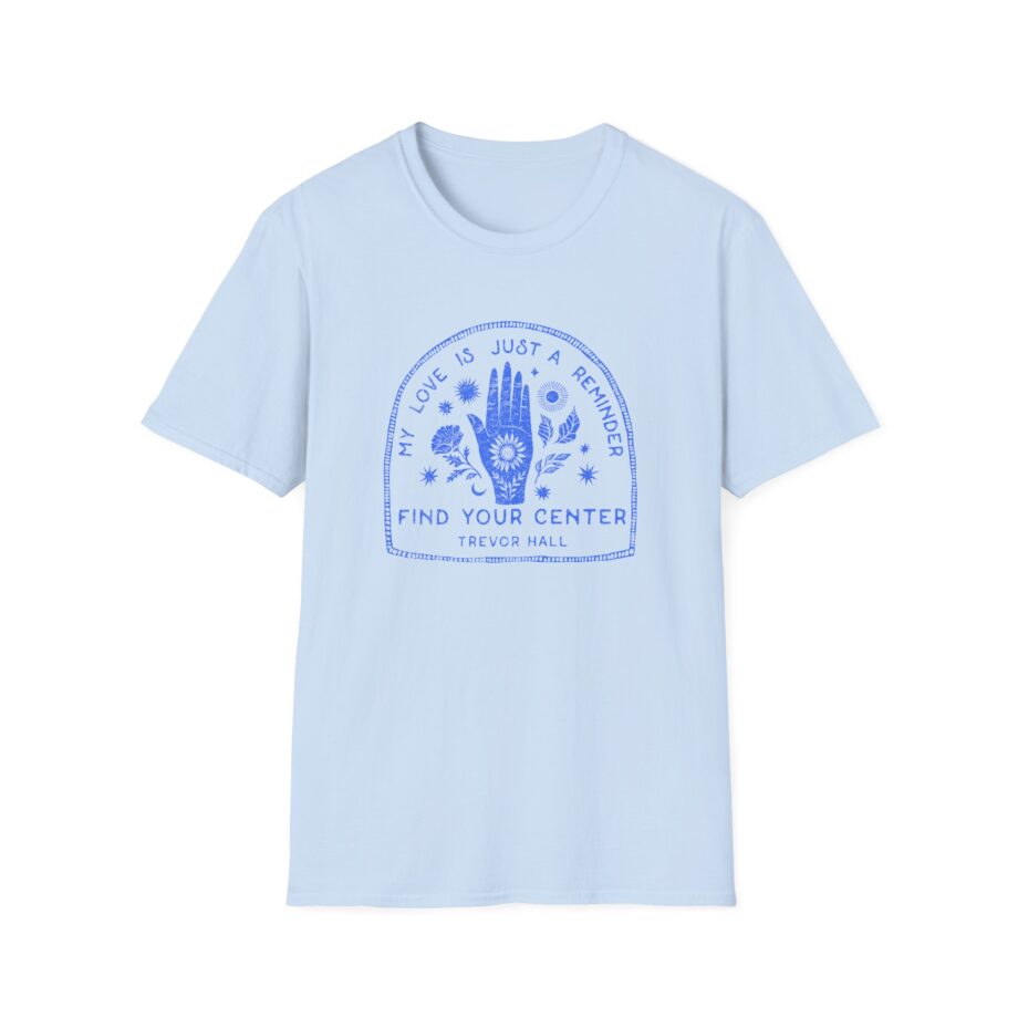 Trevor Hall Find Your Center Unisex Softstyle T-Shirt
