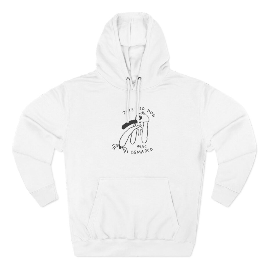 Mac Demarco Dog Doodle Three-Panel Fleece Hoodie