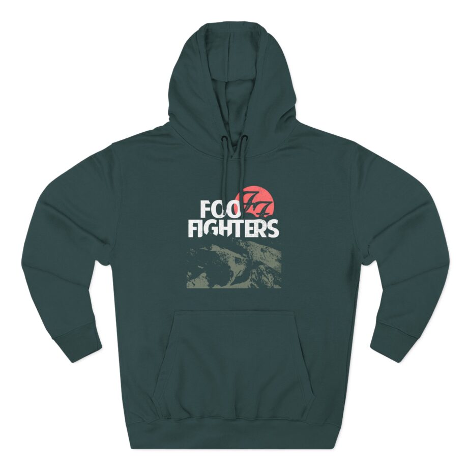Foo Fighters  Three-Panel Fleece Hoodie