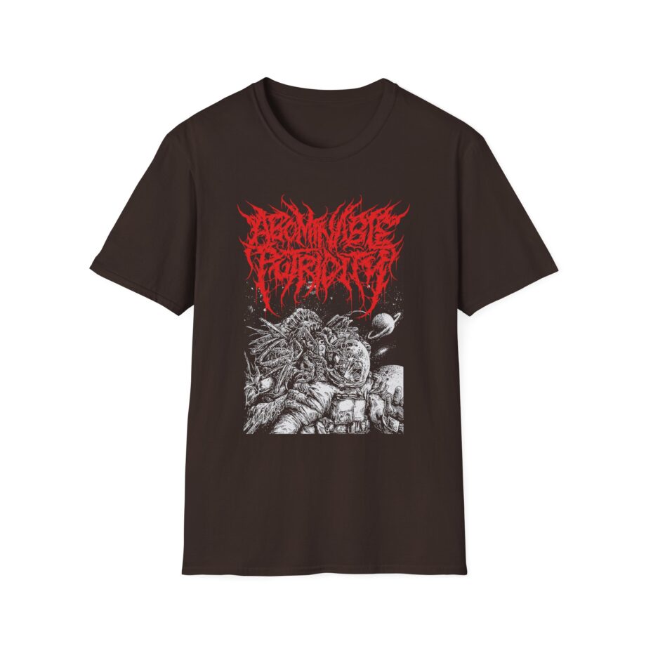 Abominable Putridity The Last Astronaut Red Logo Unisex Softstyle T-Shirt