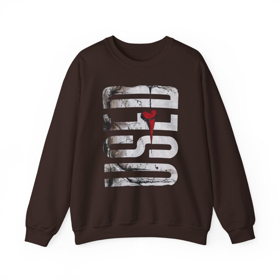 The Used Vertical Heart Unisex Heavy Blend™ Crewneck Sweatshirt