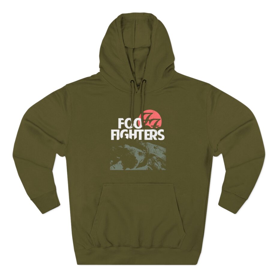 Foo Fighters  Three-Panel Fleece Hoodie