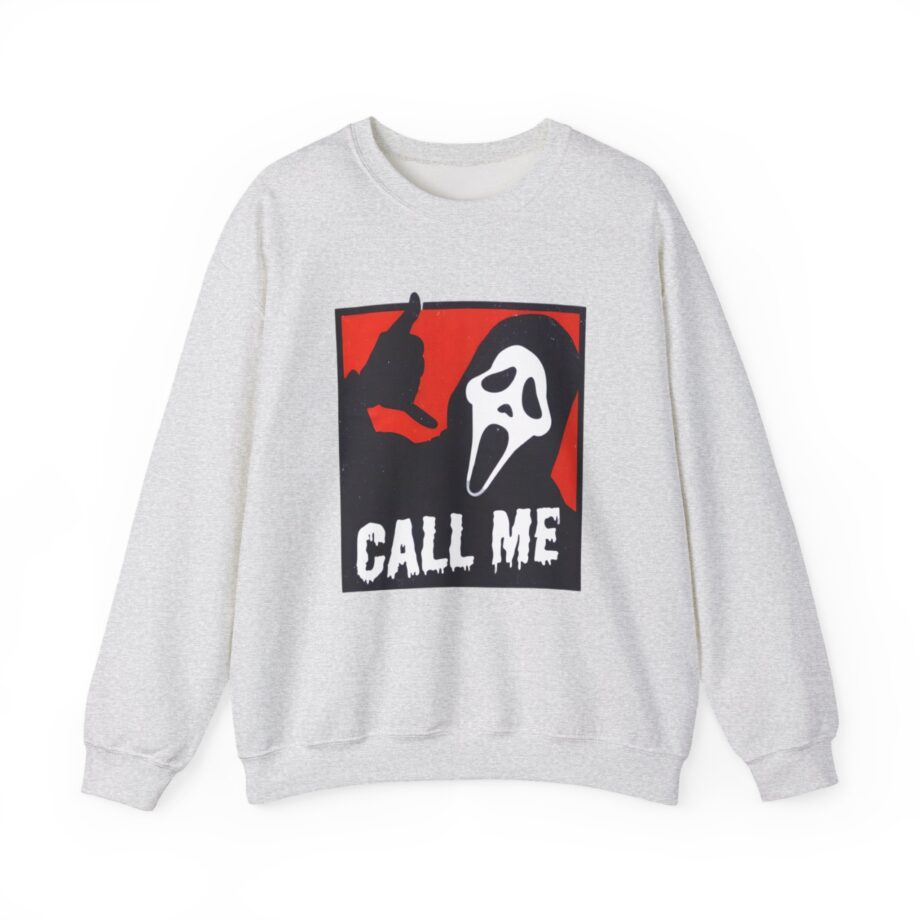Ghostface CALL ME Unisex Heavy Blend™ Crewneck Sweatshirt