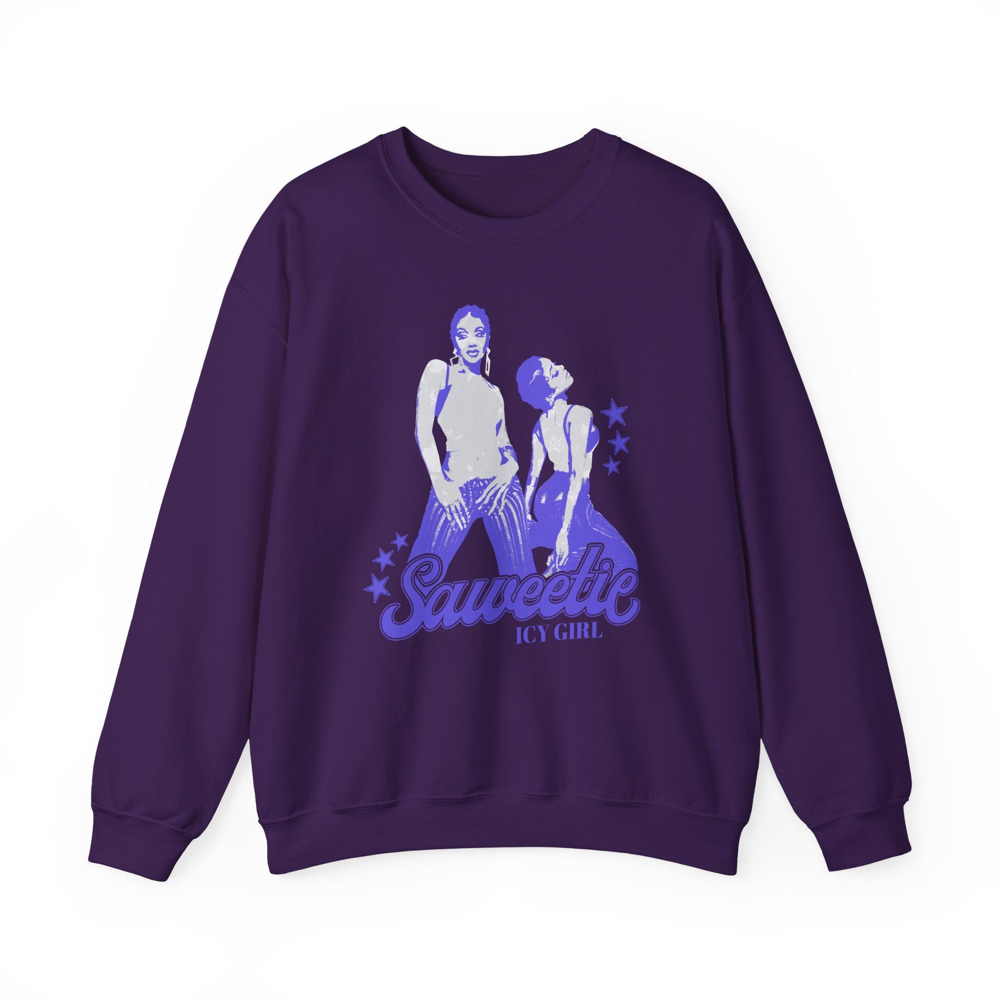 Saweetie Icy Girl Unisex Heavy Blend Crewneck Sweatshirt
