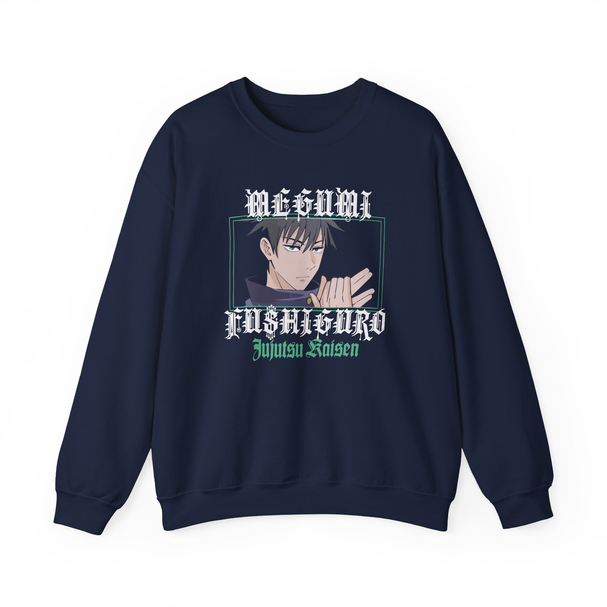 Jujutsu Kaisen Megumi Unisex Heavy Blendâ„¢ Crewneck Sweatshirt
