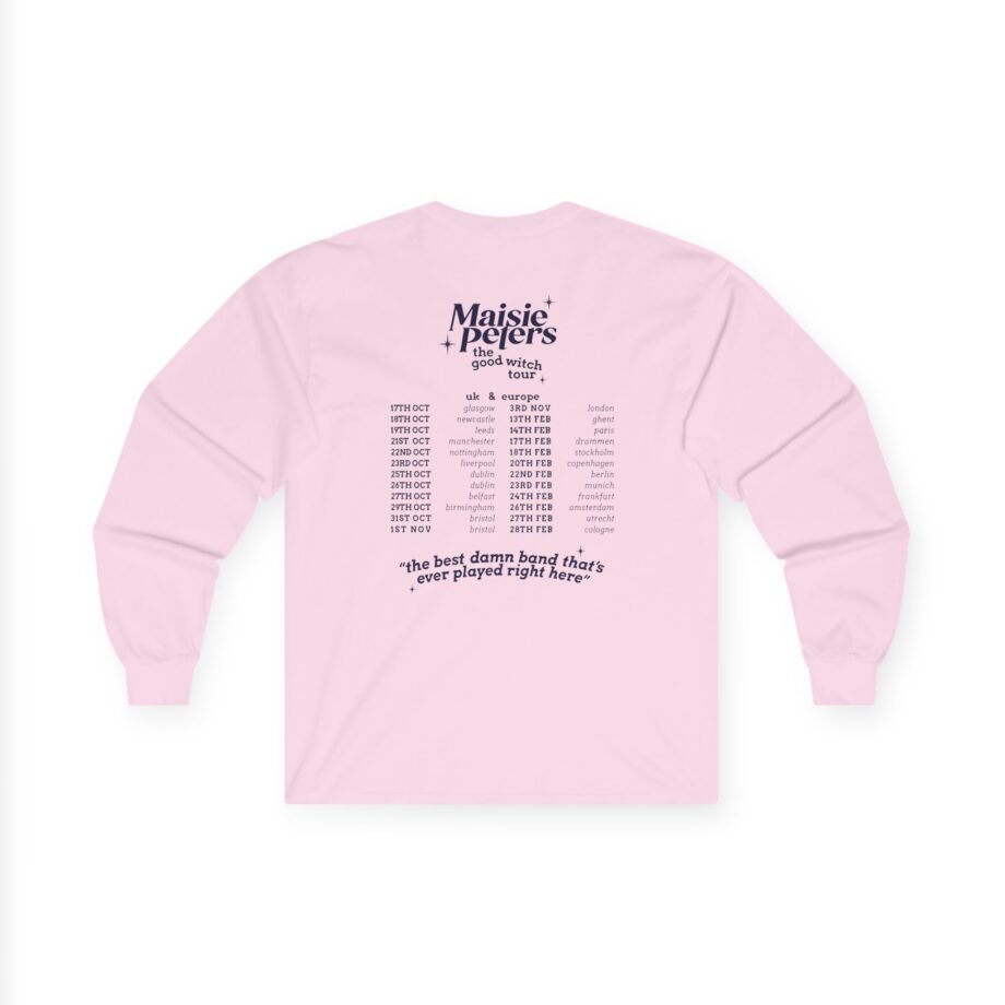 Maisie Peters the Good With Uk/eu 23/24 Tour Unisex Ultra Cotton Long Sleeve Tee