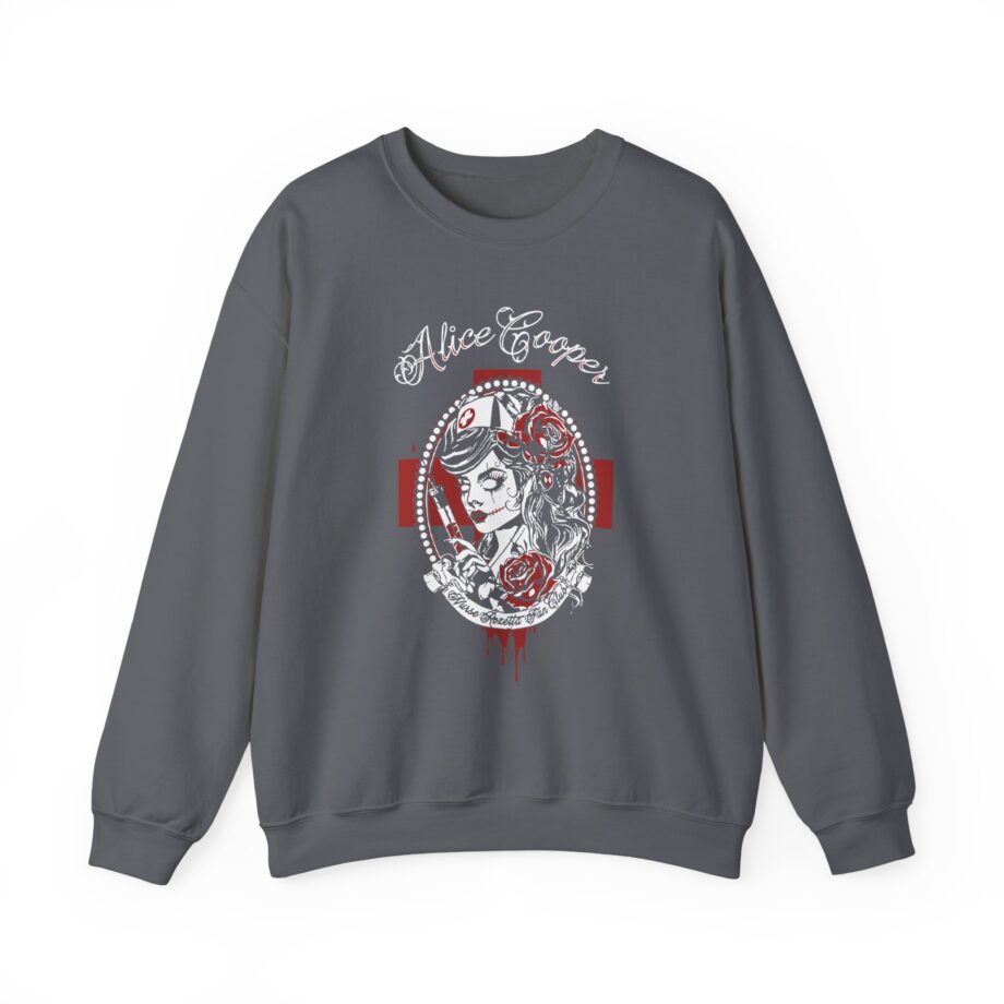Alice Cooper Nurse Rosetta Unisex Heavy Blend™ Crewneck Sweatshirt