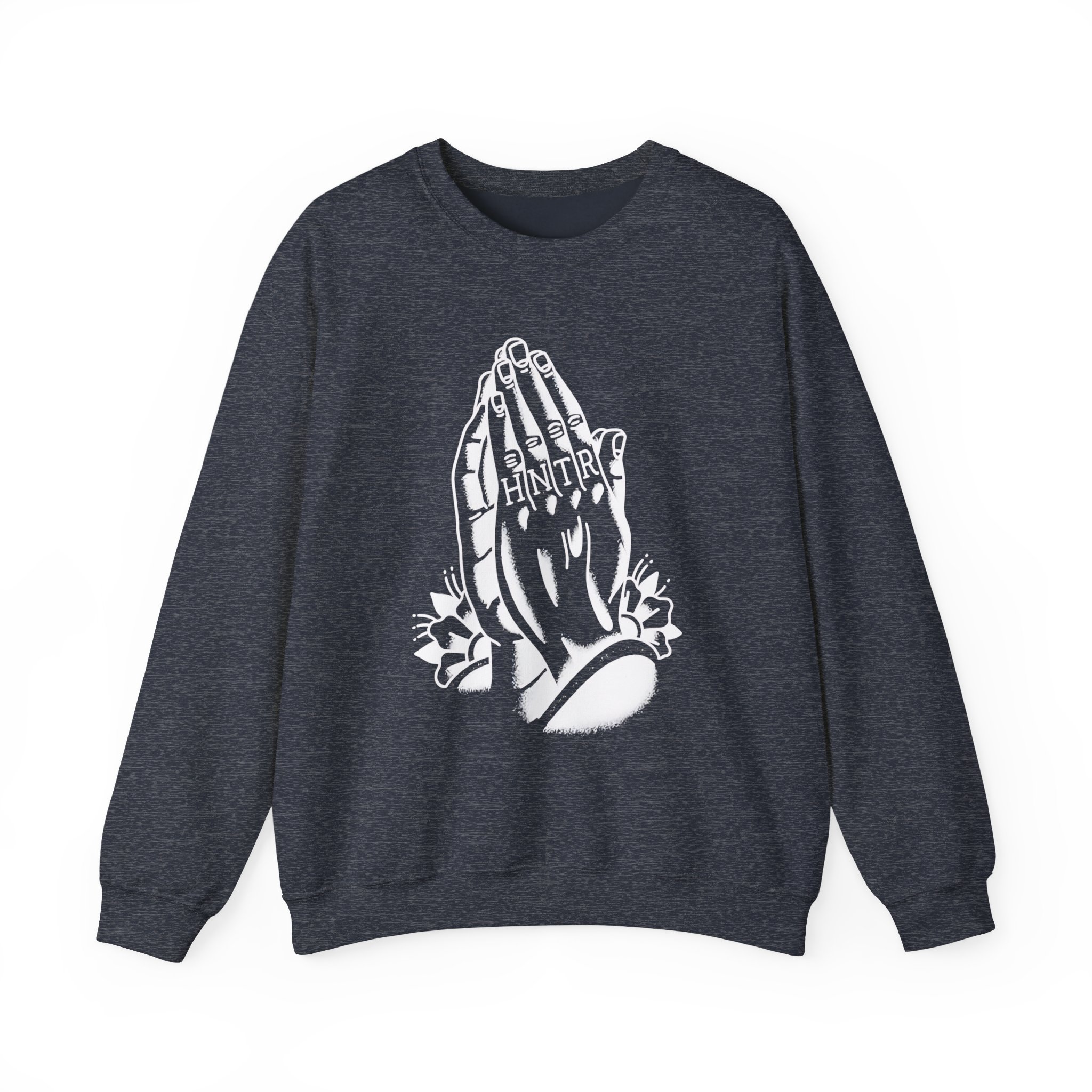 Demon Hunter  Praying Hands Unisex Heavy Blendâ„¢ Crewneck Sweatshirt