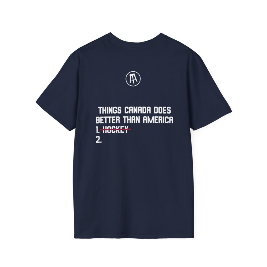 Spittin Chiclets Us Hockey Unisex Softstyle T-Shirt