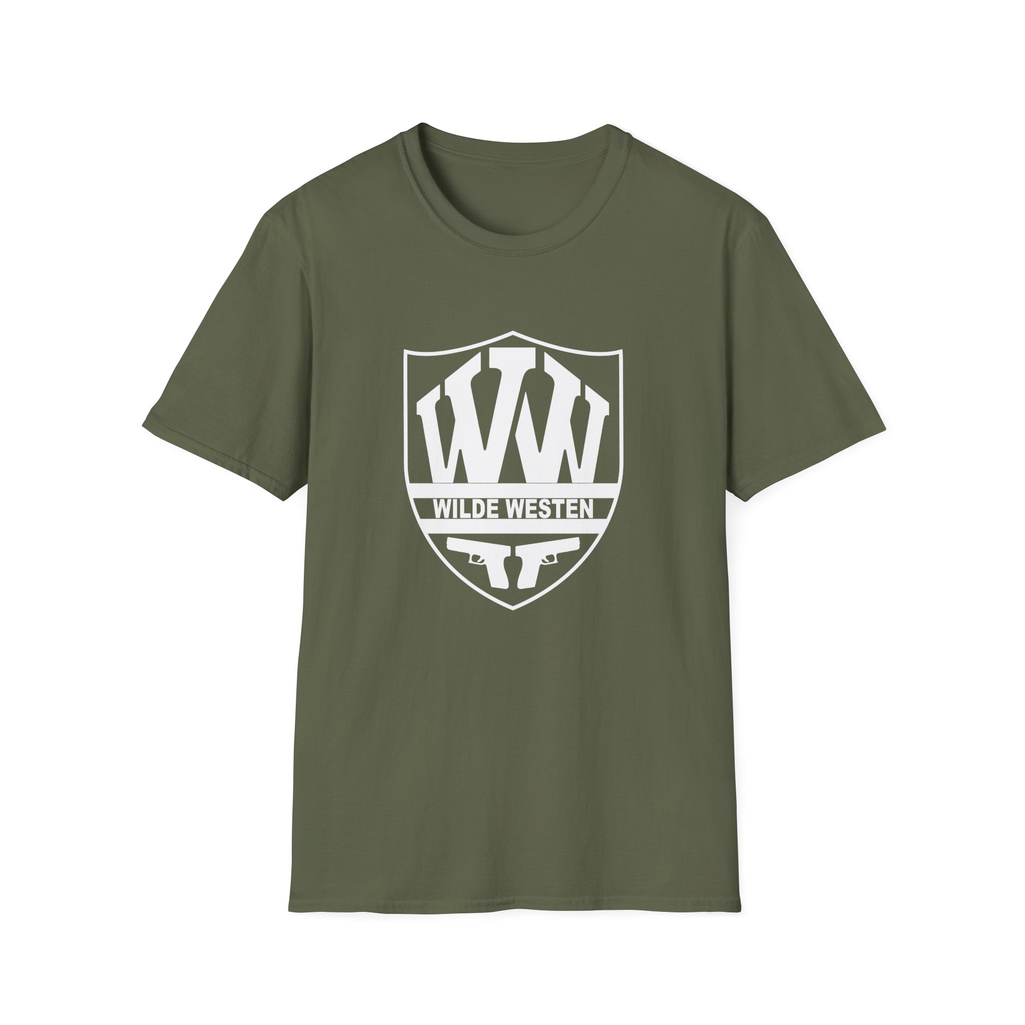 Mula B Louis Wilde Westen Logo Unisex Softstyle T-Shirt