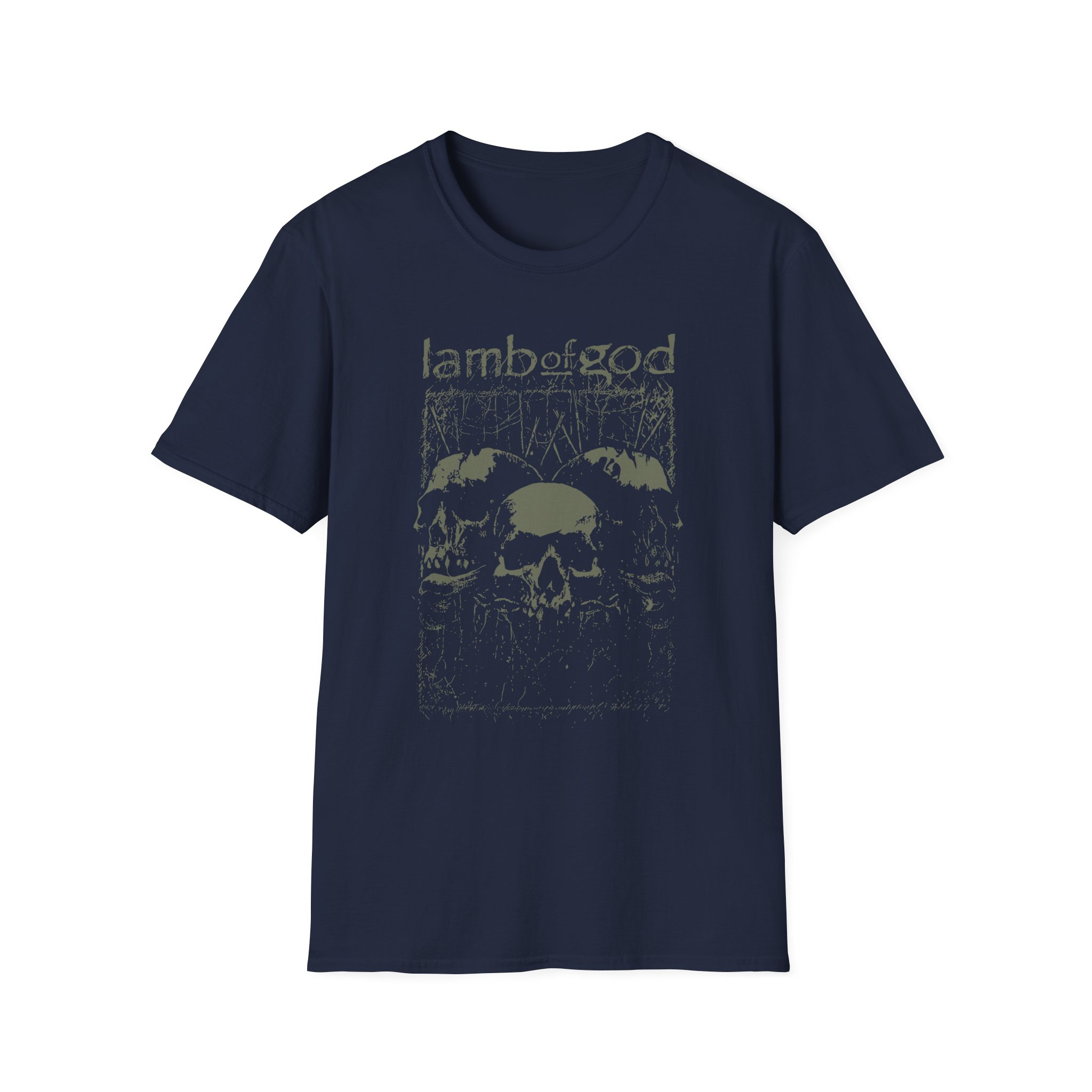 Lamb of God Skull Unisex Softstyle T-Shirt