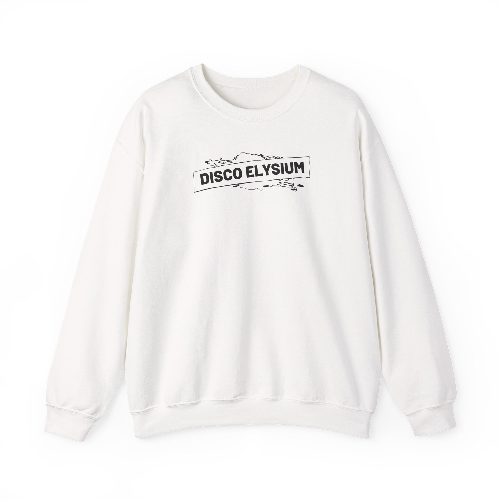 Disco Elysium Embroidered Unisex Heavy Blendâ„¢ Crewneck Sweatshirt