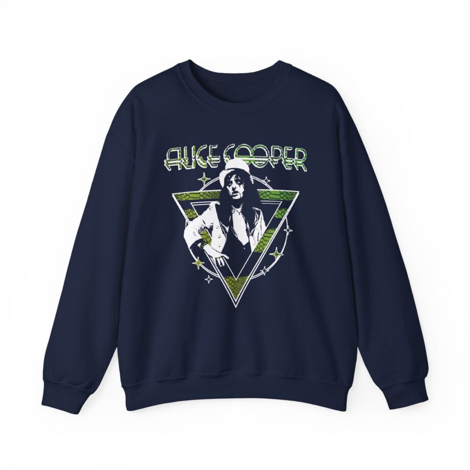 Alice Cooper Welcome to My Nightmare 50th Anniversary Top Hat Unisex Heavy Blend™ Crewneck Sweatshirt
