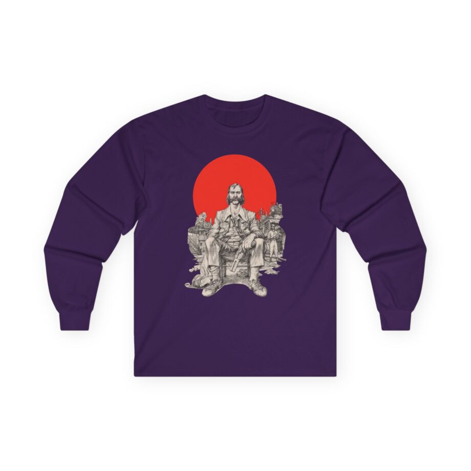 Disco Elysium Tequila Sunset Natural Unisex Ultra Cotton Long Sleeve Tee