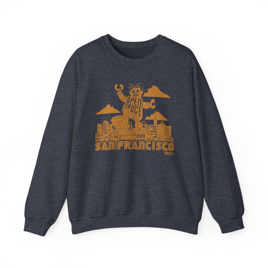 William Osman Open Sauce San Francisco Unisex Heavy Blend™ Crewneck Sweatshirt