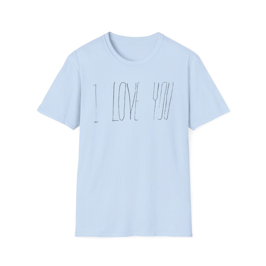 Kurt Cobain I Love You Unisex Softstyle T-Shirt