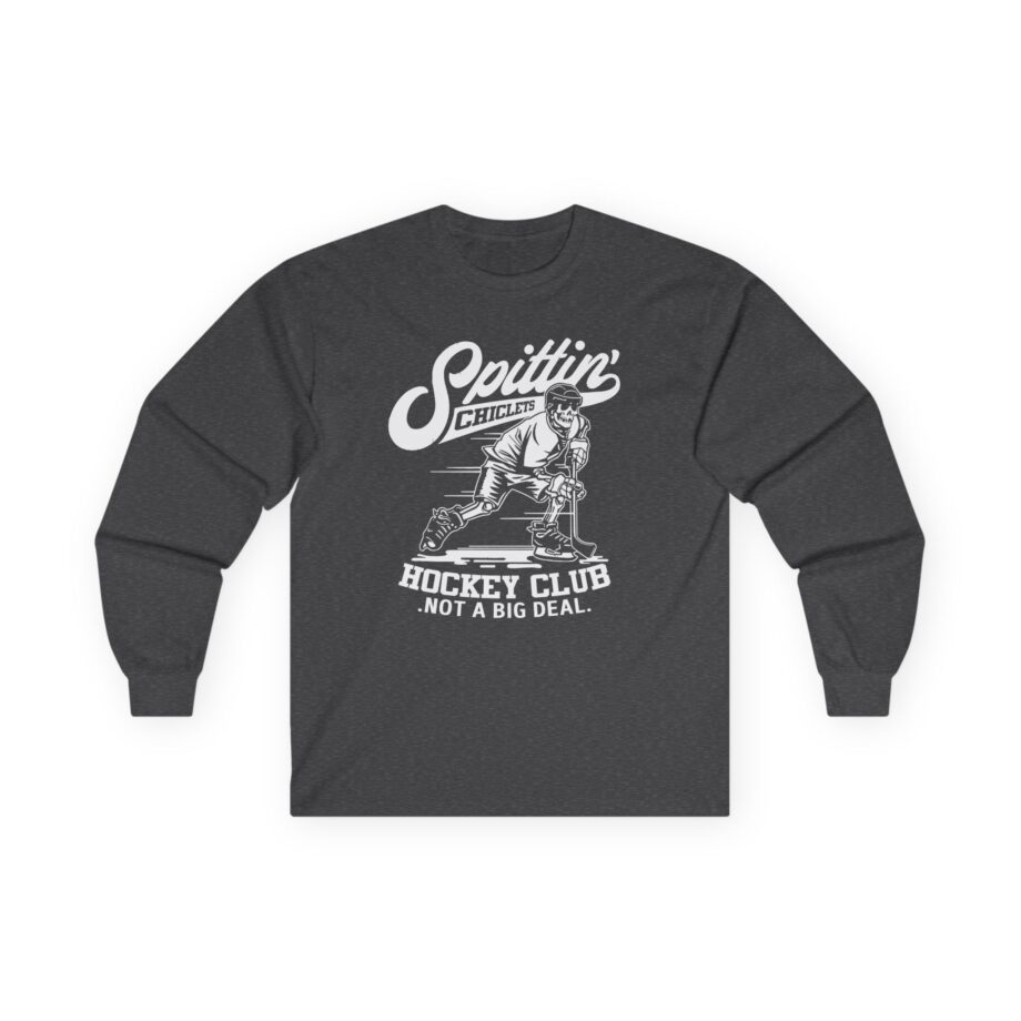 Spittin Chiclets Hockey Club Skul Unisex Ultra Cotton Long Sleeve Tee