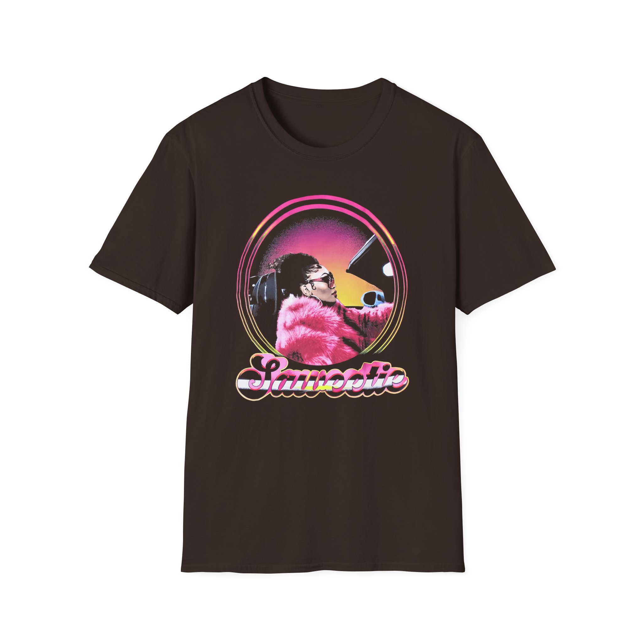 Saweetie Ridin' Around Unisex Softstyle T-Shirt