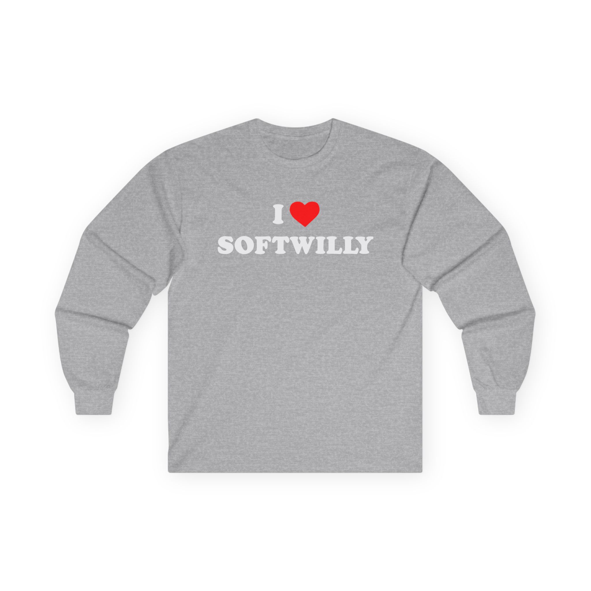Softwilly I Love Softwilly Unisex Ultra Cotton Long Sleeve Tee