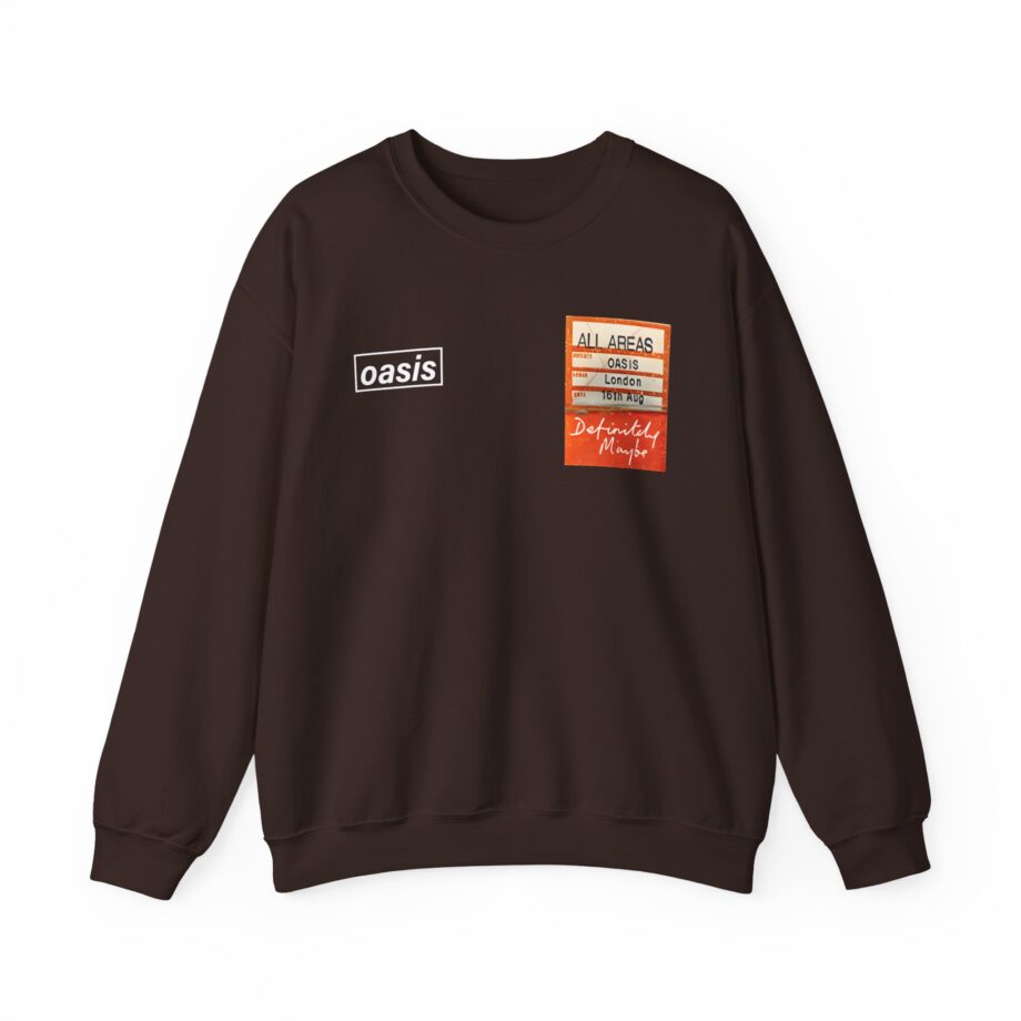 Oasis Setlist Unisex Heavy Blend™ Crewneck Sweatshirt