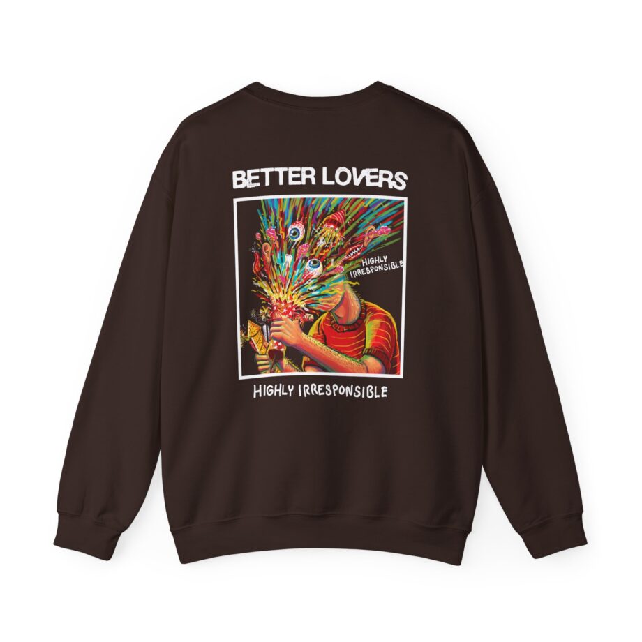 Better Lovers Highly Irresponsible Album Art Unisex Heavy Blend™ Crewneck Sweatshirt
