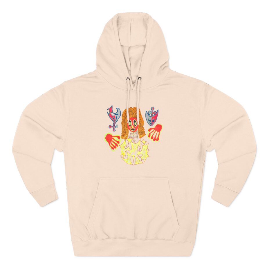Bladee Three-Panel Fleece Hoodie