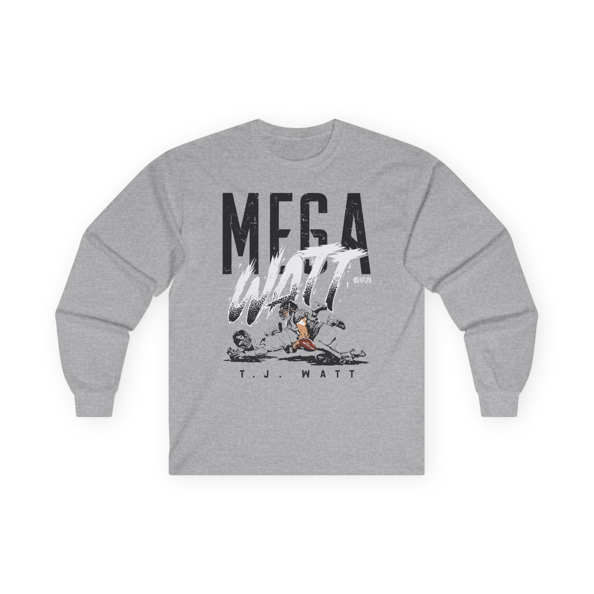 Tj Watt Mega Watt Unisex Ultra Cotton Long Sleeve Tee
