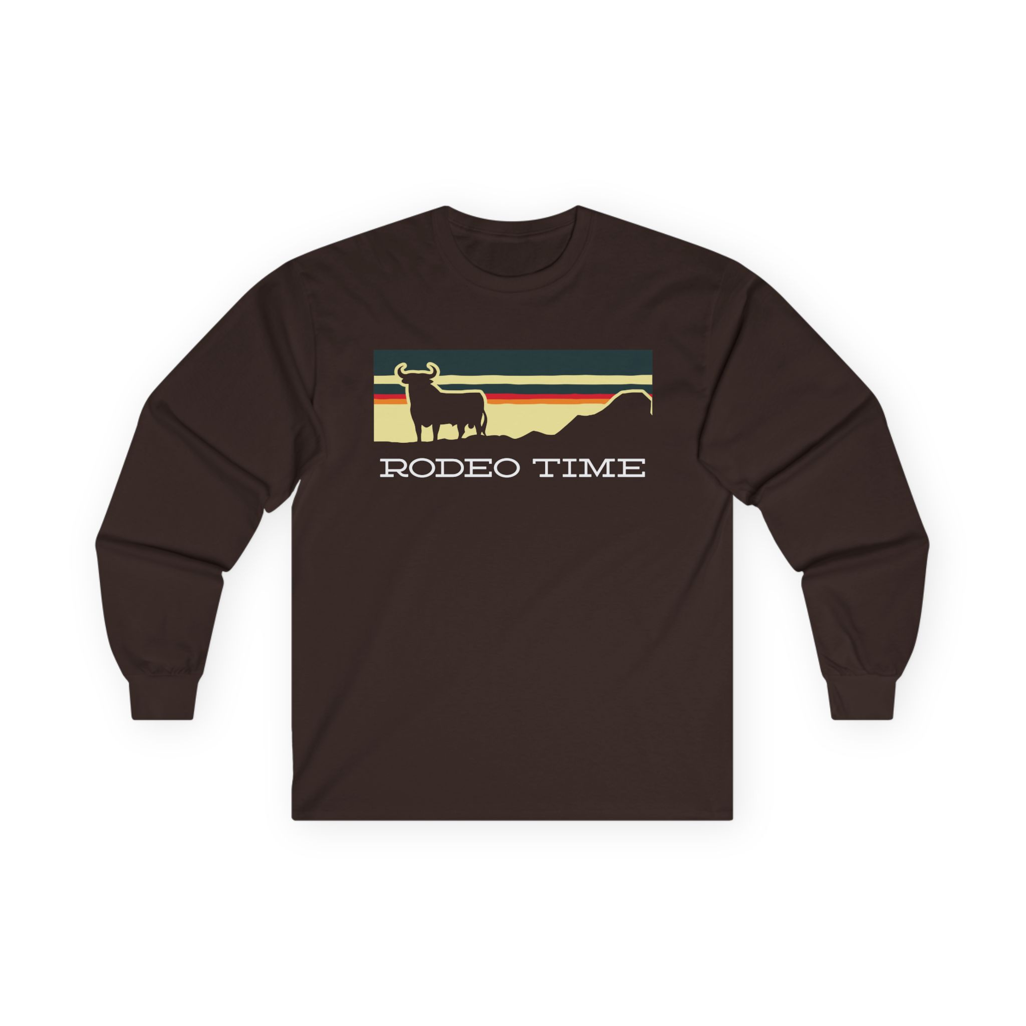 Dale Brisby Sunset Rodeo Time Unisex Ultra Cotton Long Sleeve Tee