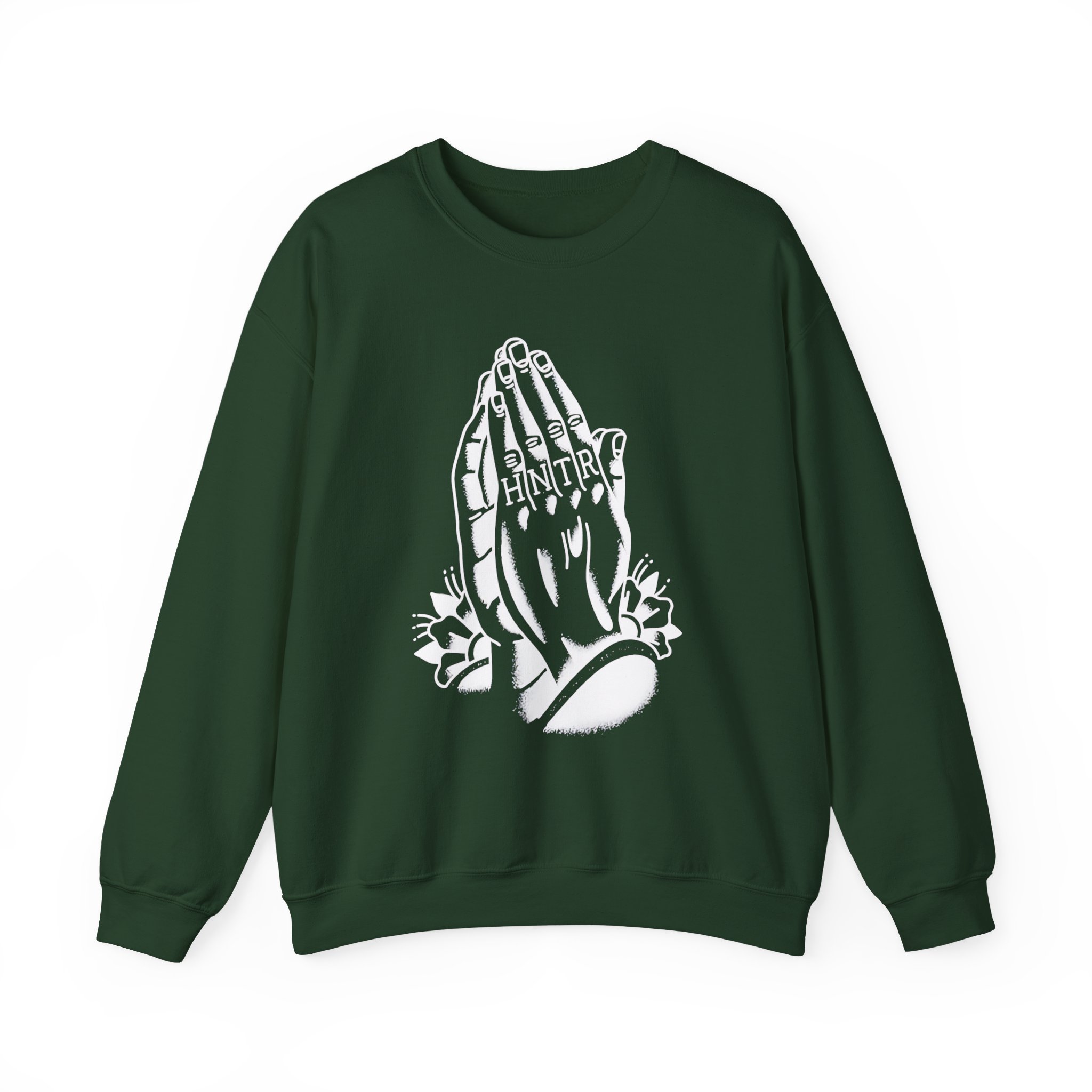 Demon Hunter  Praying Hands Unisex Heavy Blendâ„¢ Crewneck Sweatshirt