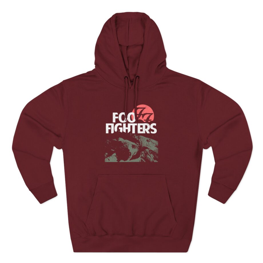 Foo Fighters  Three-Panel Fleece Hoodie