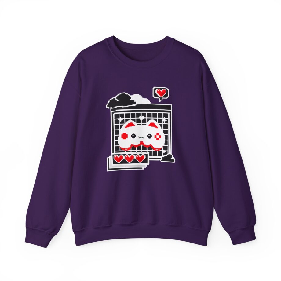 Aphmau Gamer Cat Unisex Heavy Blend™ Crewneck Sweatshirt