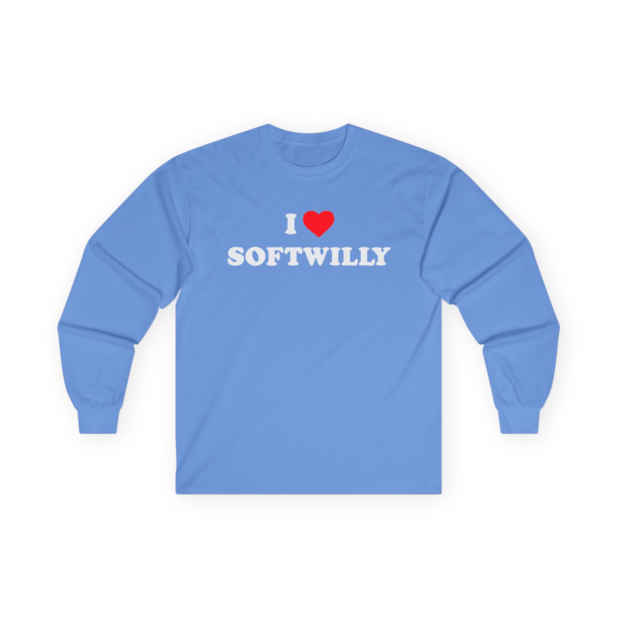 Softwilly I Love Softwilly Unisex Ultra Cotton Long Sleeve Tee