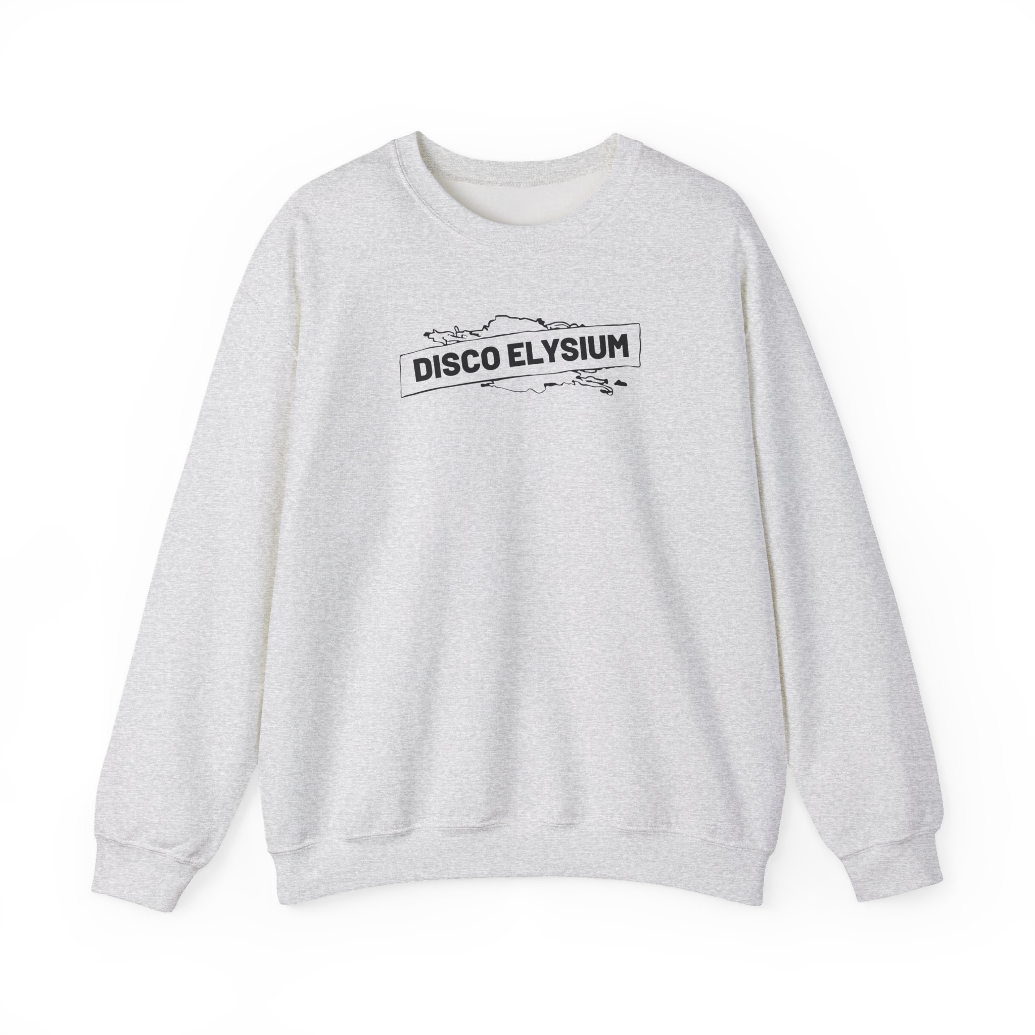 Disco Elysium Embroidered Unisex Heavy Blendâ„¢ Crewneck Sweatshirt