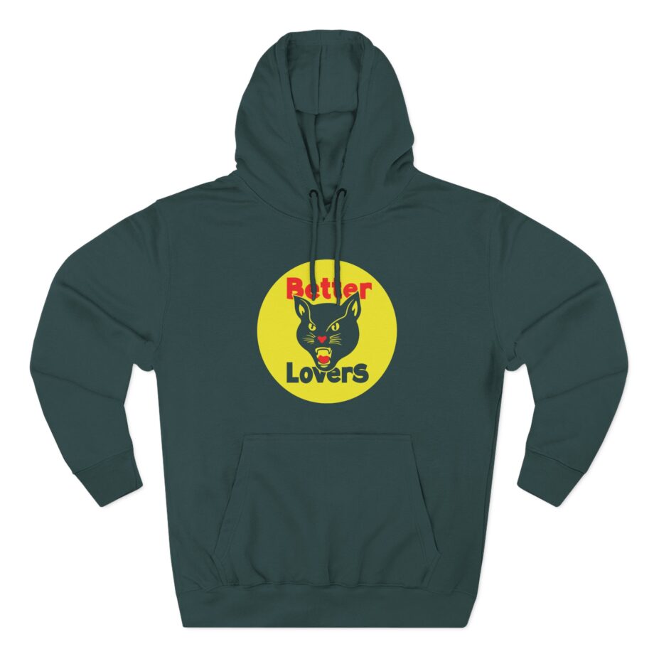 Better Lovers Cat Bootleg Three-Panel Fleece Hoodie