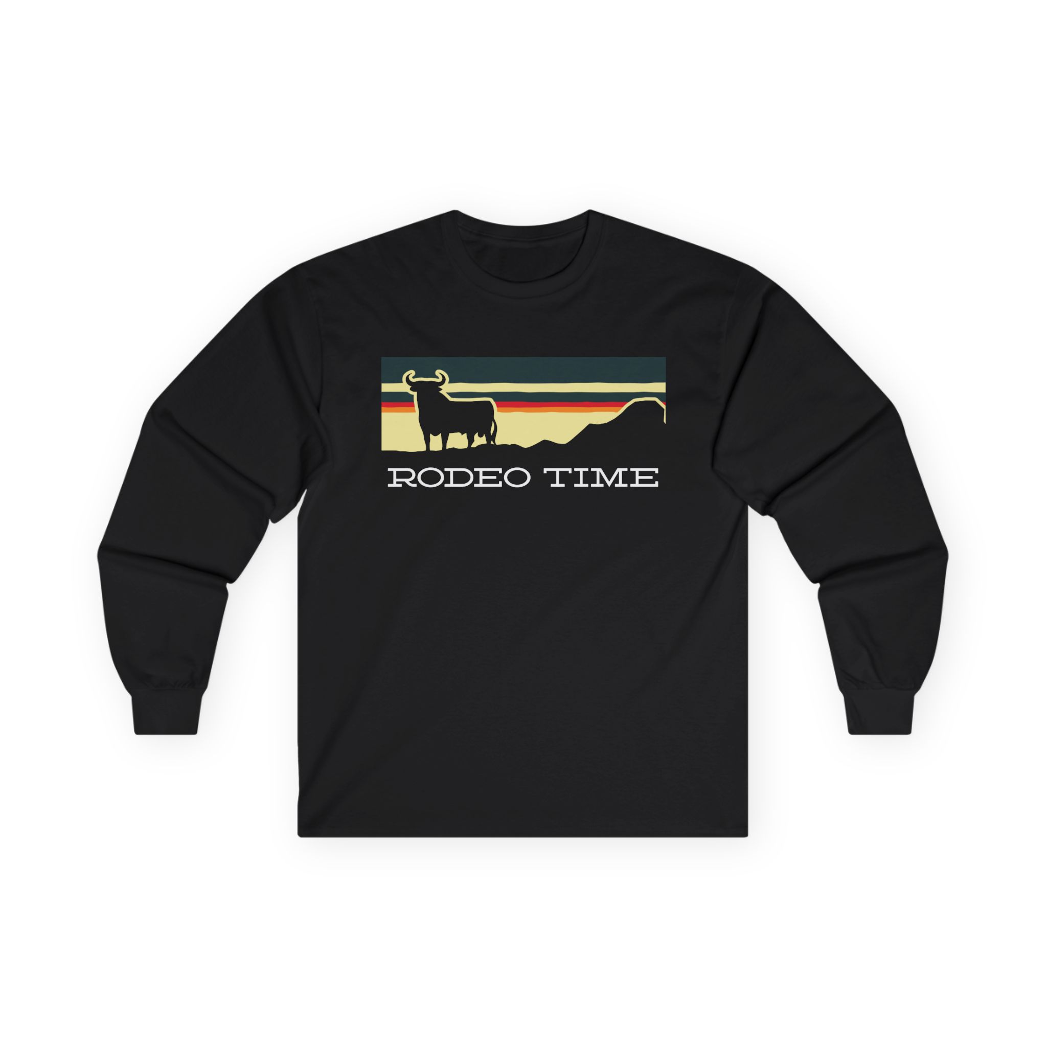 Dale Brisby Sunset Rodeo Time Unisex Ultra Cotton Long Sleeve Tee
