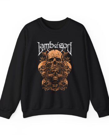 Lamb of God Rooted Skull Unisex Heavy Blend™ Crewneck Sweatshirt