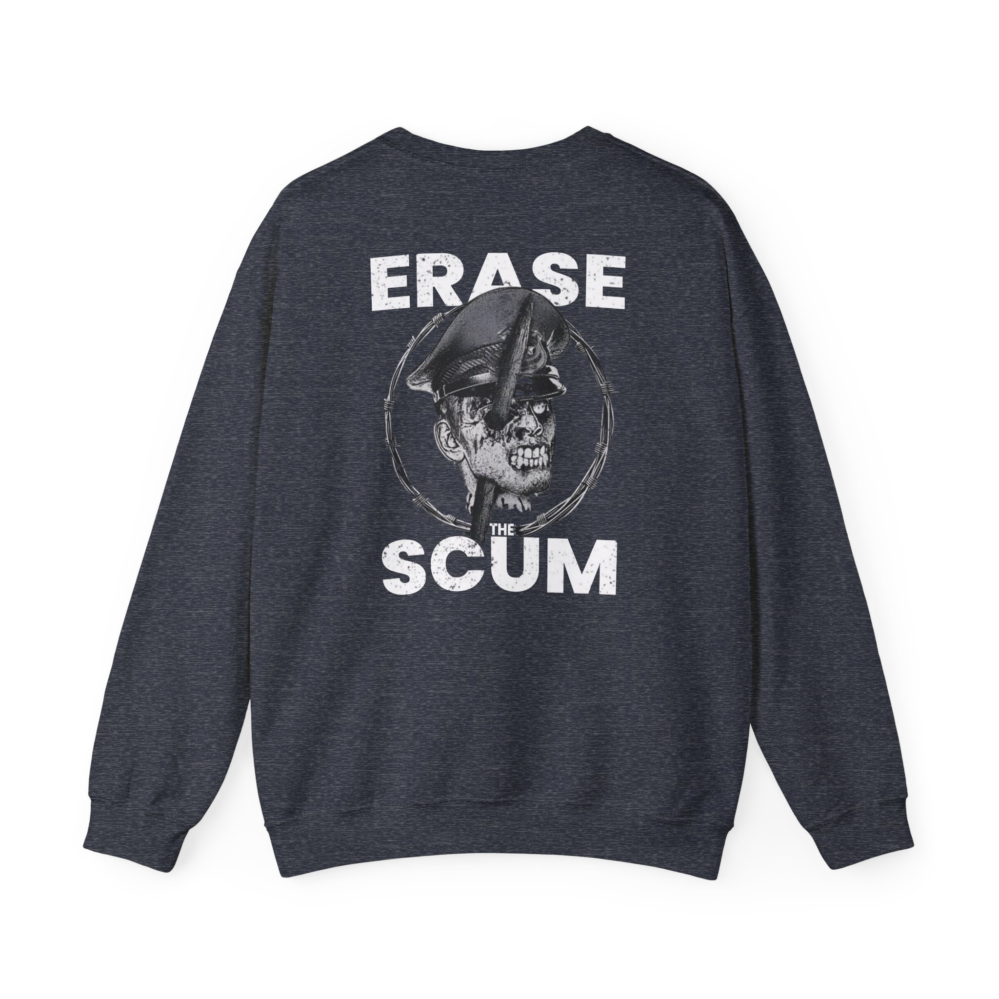 Get the Shot Erase the Scum Unisex Heavy Blendâ„¢ Crewneck Sweatshirt