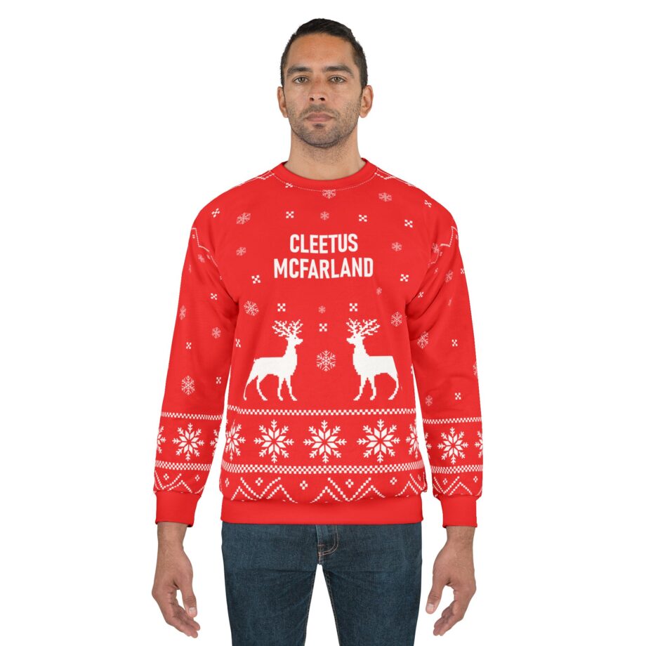 Cleetus Mcfarland Unisex Sweatshirt (AOP)
