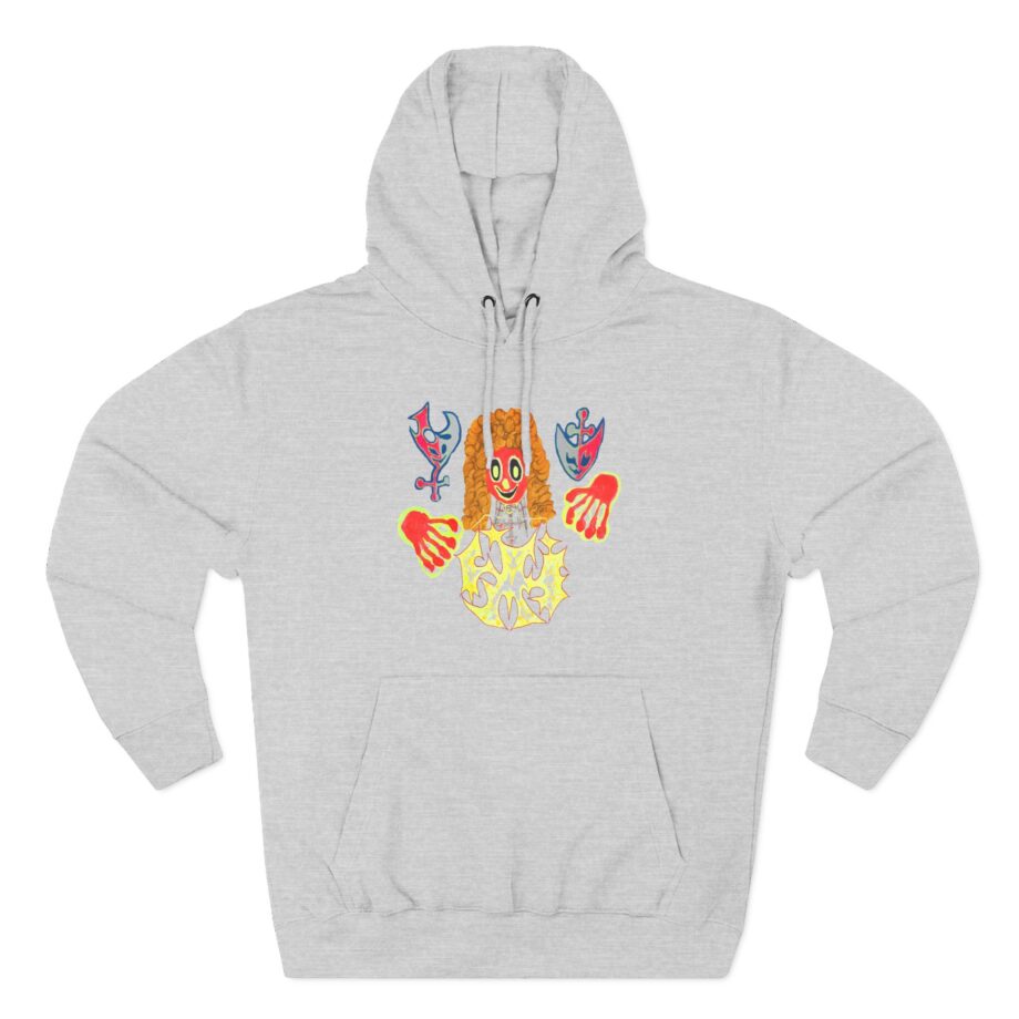Bladee Three-Panel Fleece Hoodie