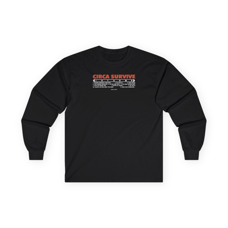 Circa Survive Juturna Tracklist Unisex Ultra Cotton Long Sleeve Tee