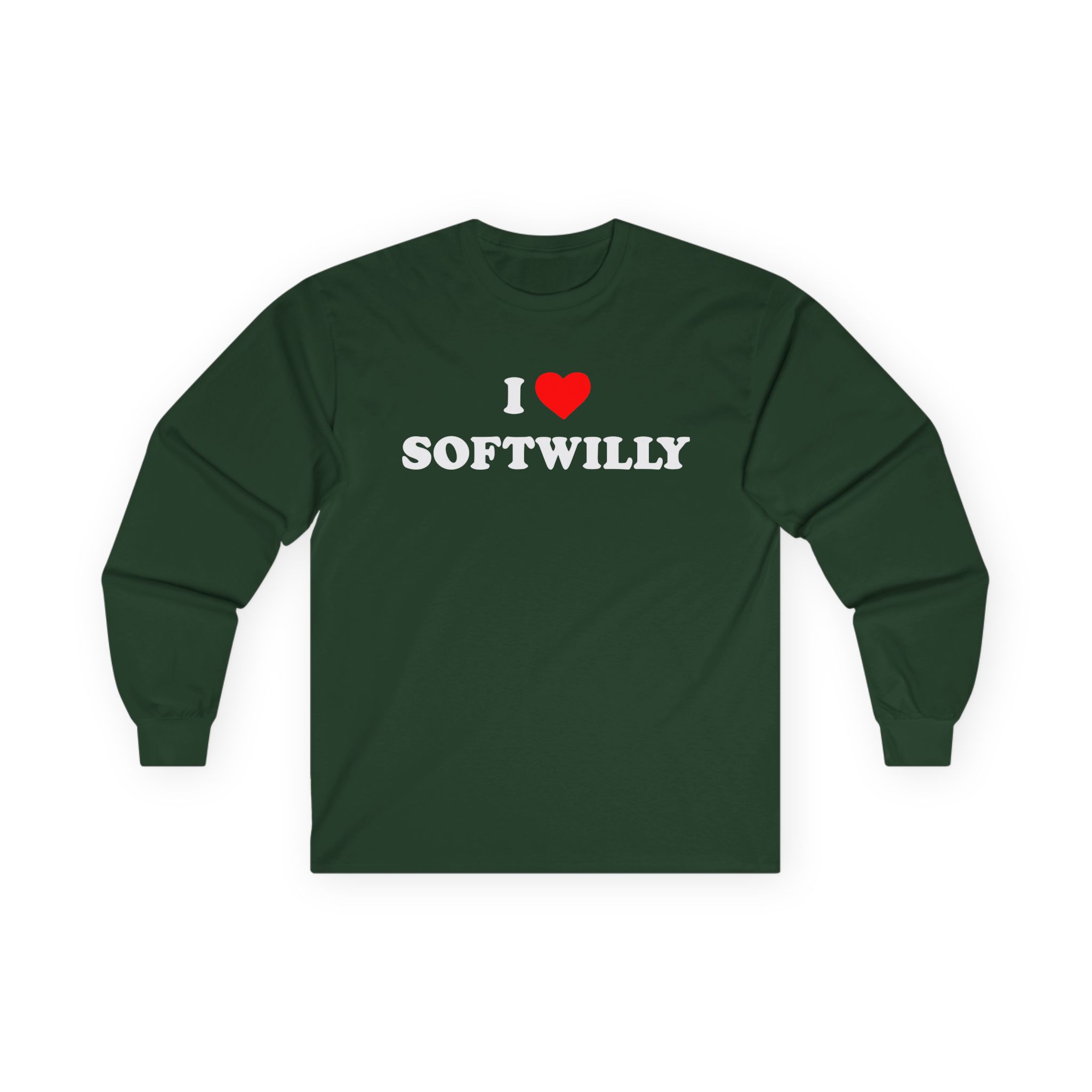 Softwilly I Love Softwilly Unisex Ultra Cotton Long Sleeve Tee
