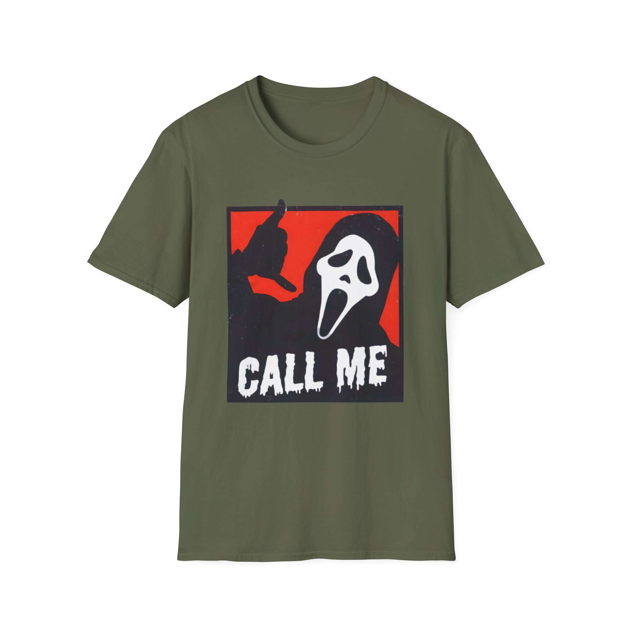 Ghostface CALL ME Unisex Softstyle T-Shirt