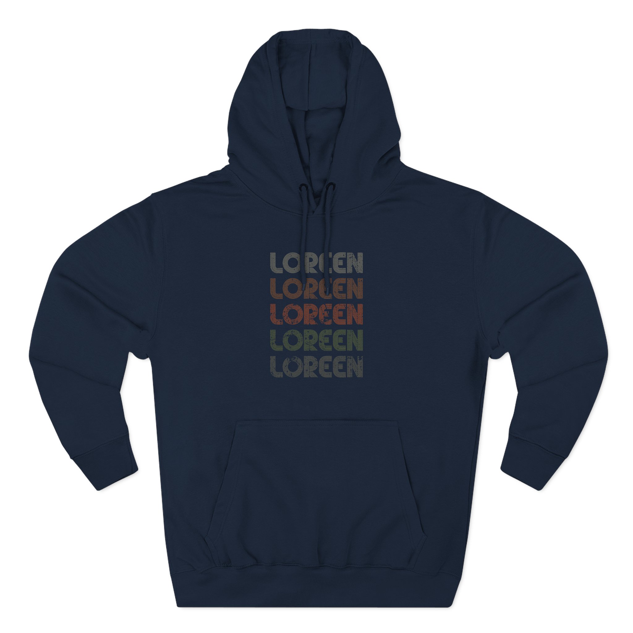 Loreen Three-Panel Fleece Hoodie