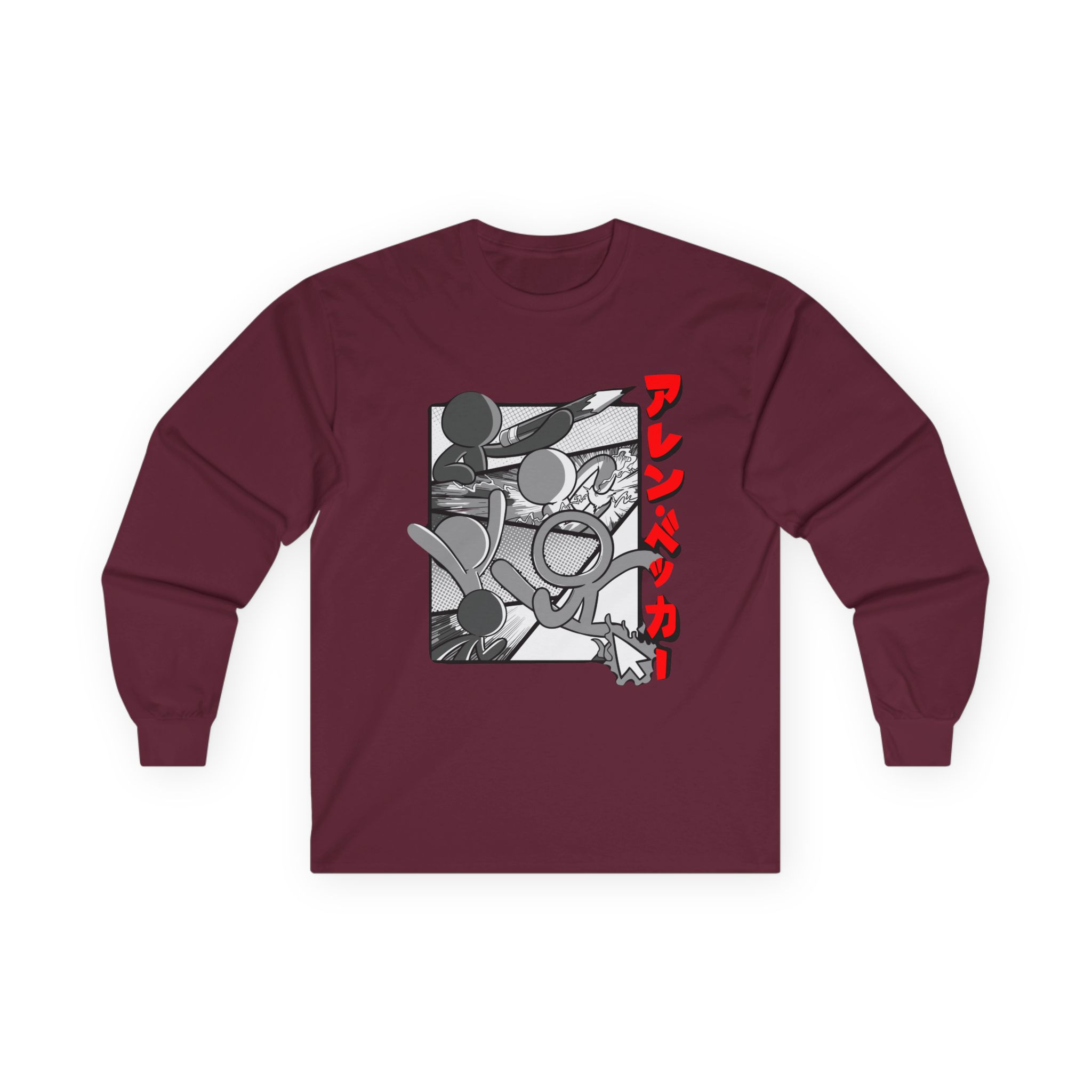 Alan Becker Manga Unisex Ultra Cotton Long Sleeve Tee