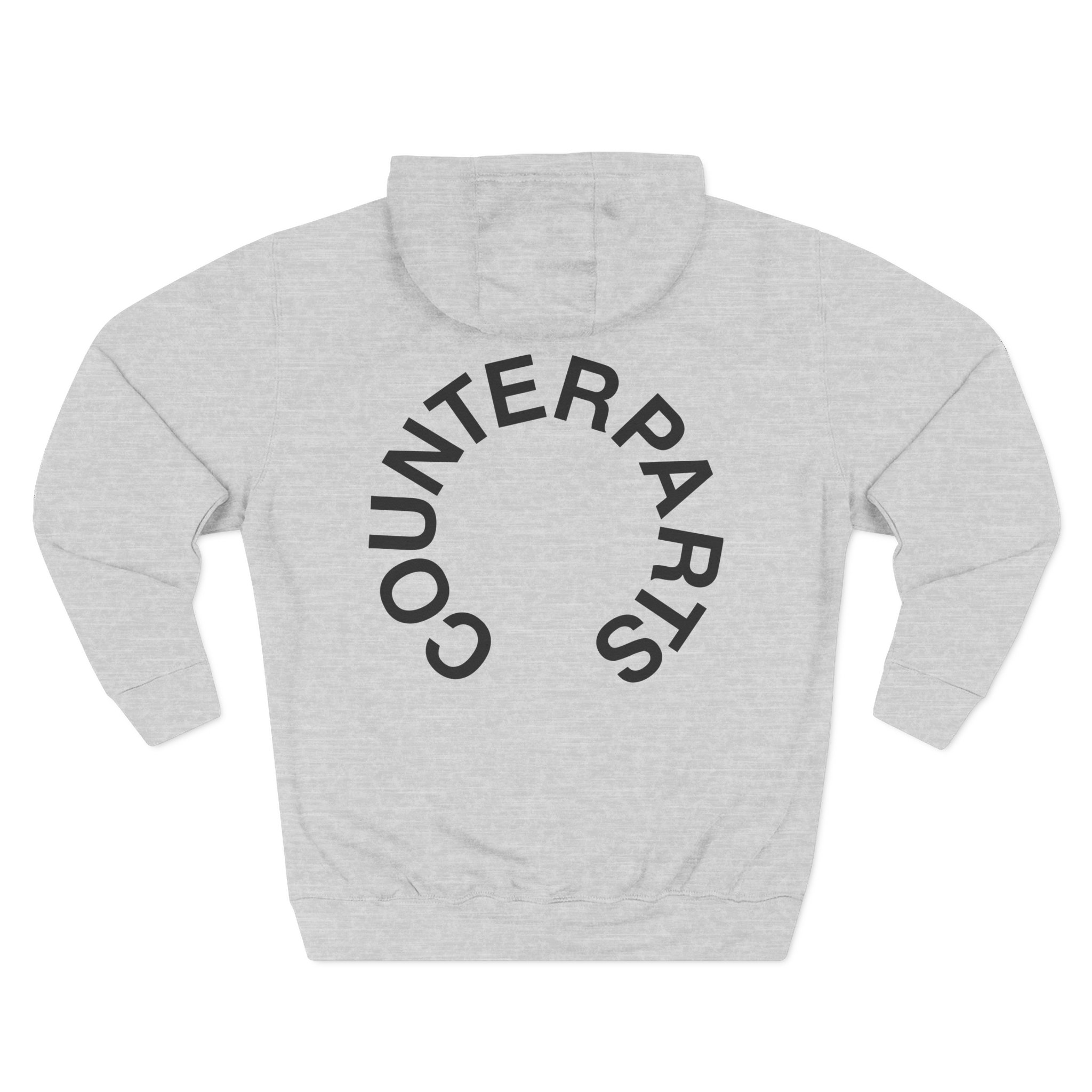 Counterparts Three-Panel Fleece Hoodie