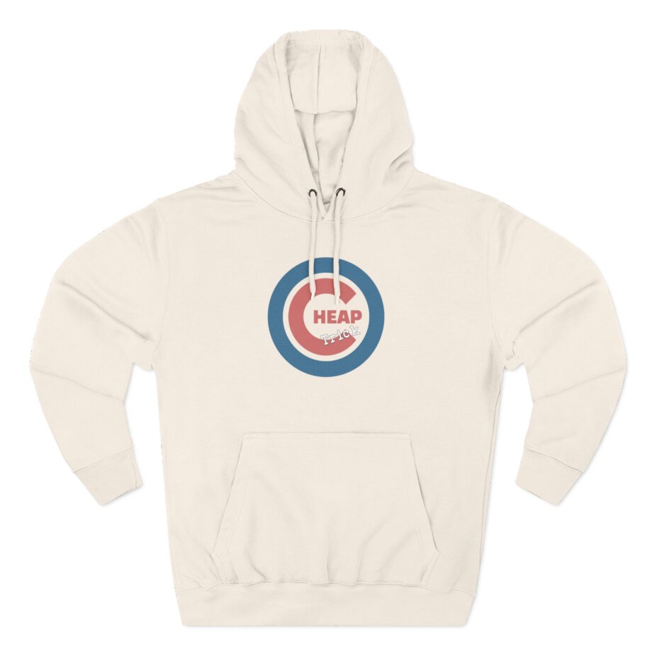 Cheap Trick Stacked Logo Three-Panel Fleece Hoodie