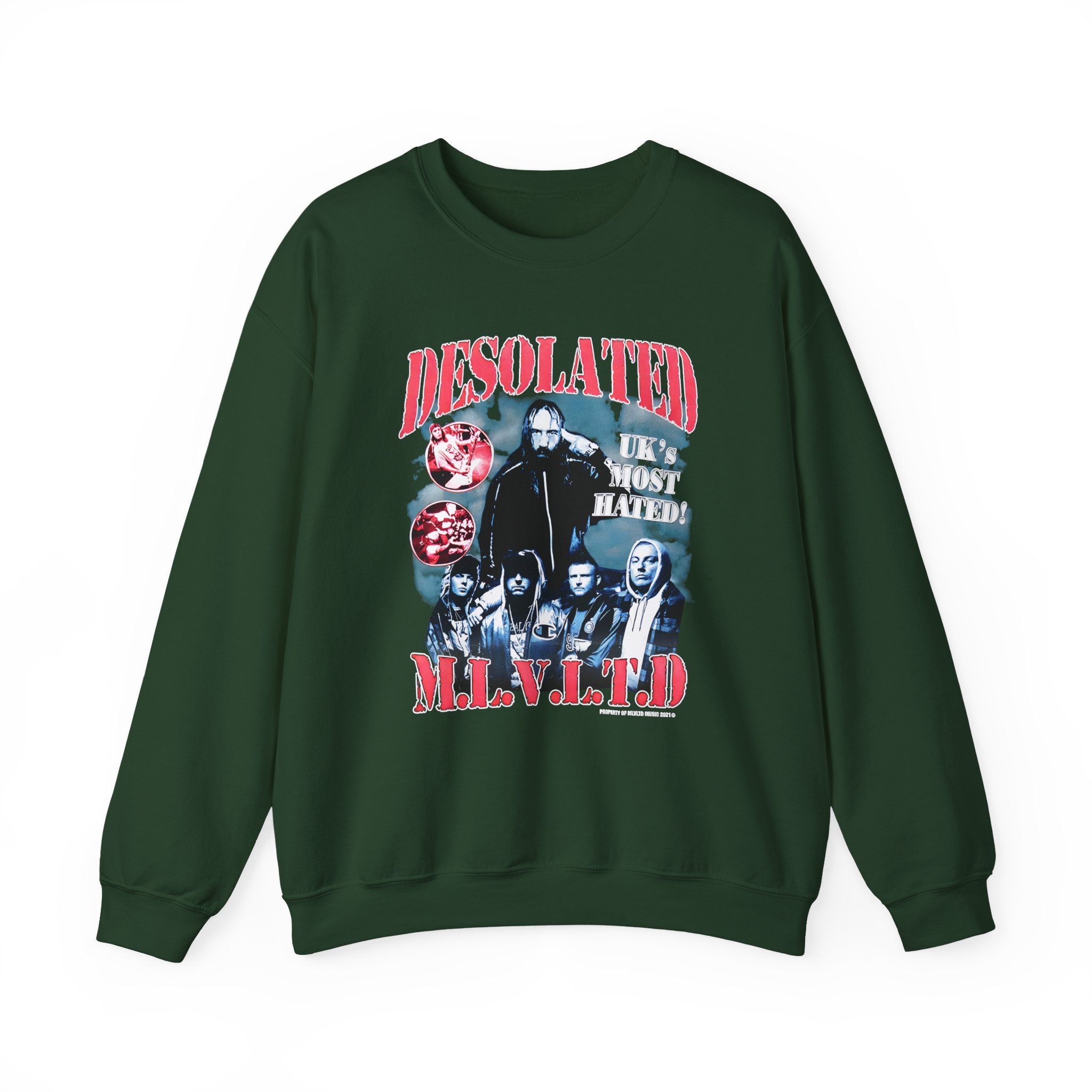 Desolated UK's Most Hated Unisex Heavy Blendâ„¢ Crewneck Sweatshirt