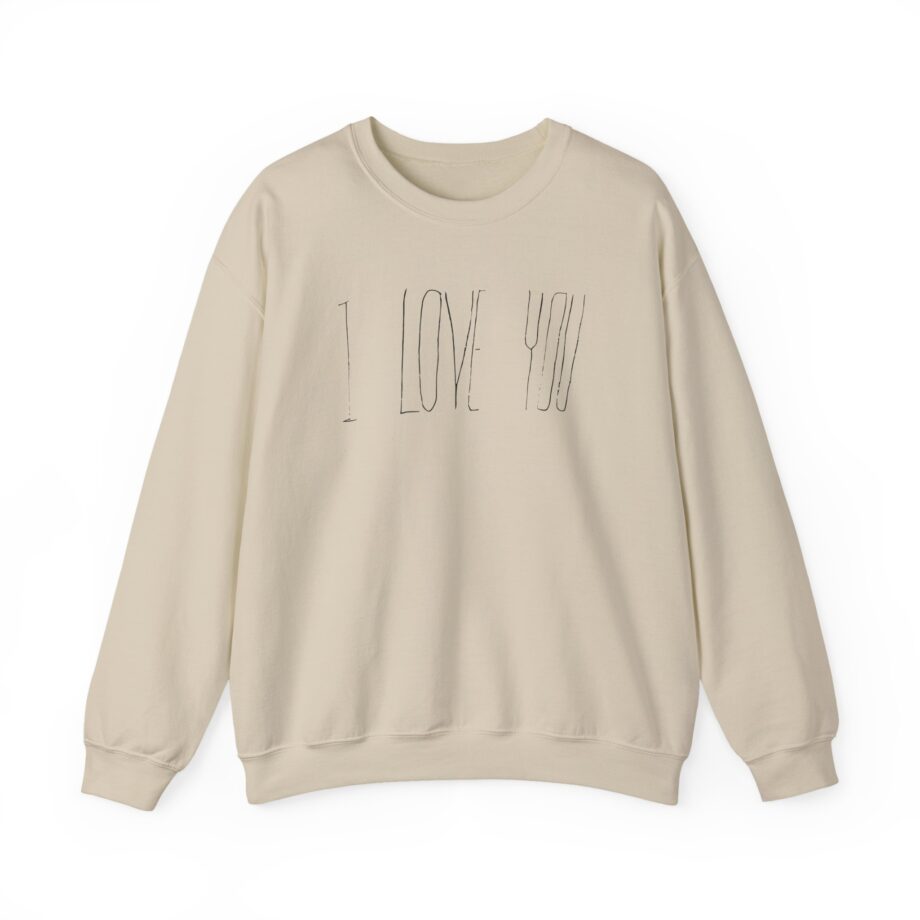 Kurt Cobain I Love You Unisex Heavy Blend™ Crewneck Sweatshirt
