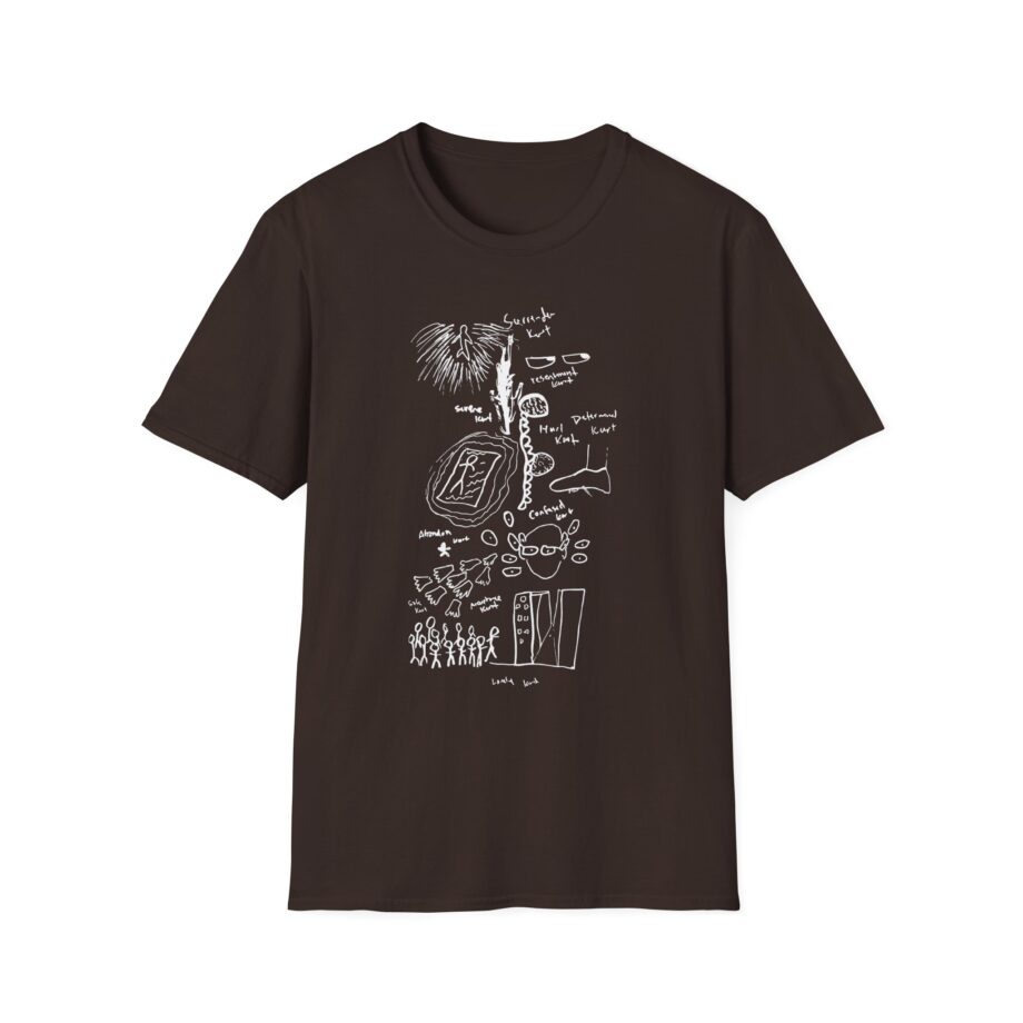 Kurt Cobain All Feelings Unisex Softstyle T-Shirt